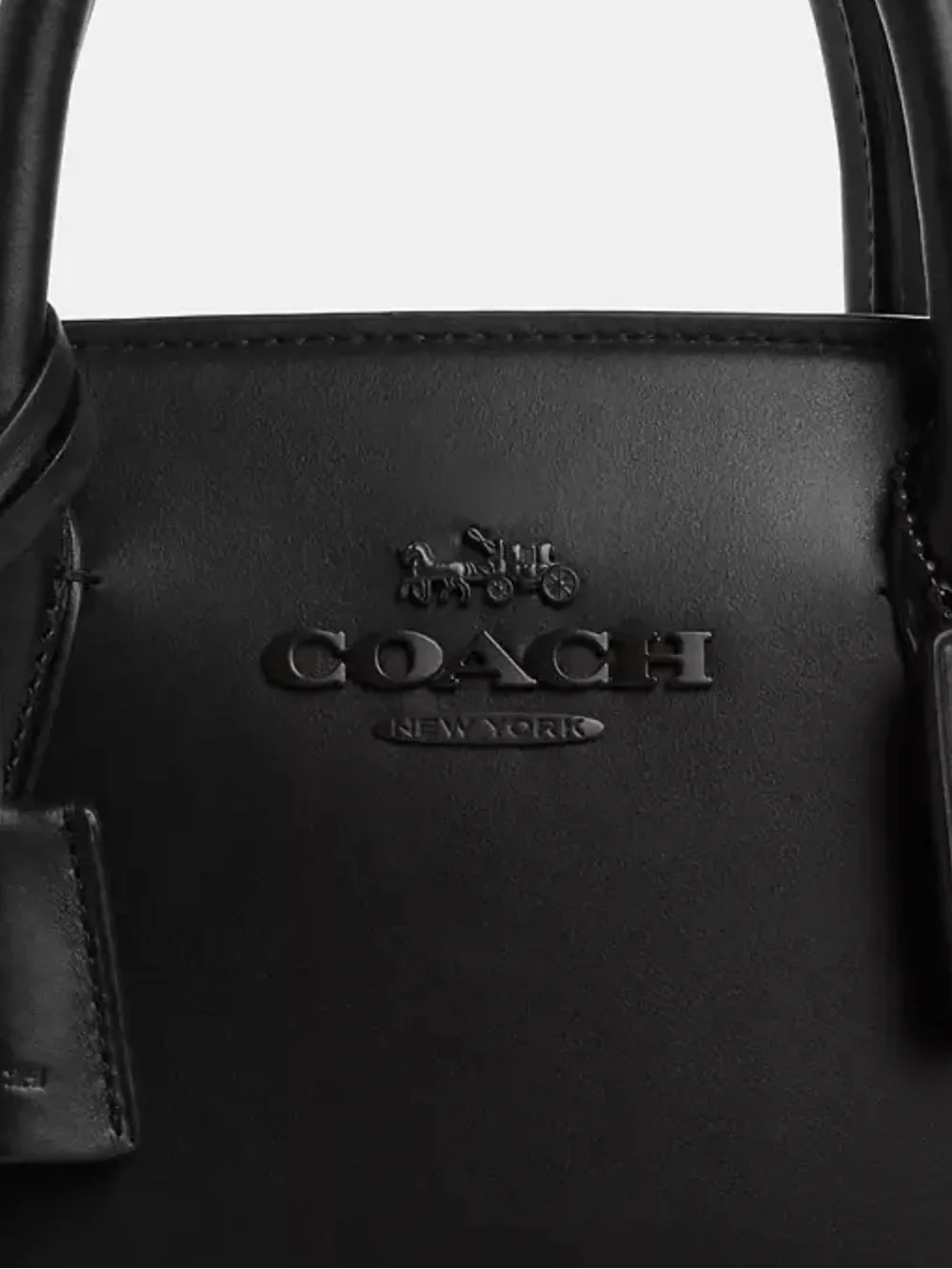 Coach Andrea Carryall Embossed Horse And Carriage EUC